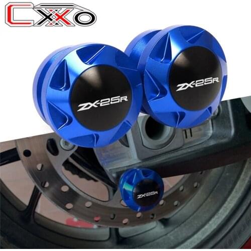 2021 NEW Logo ''ZX25R" For KAWASAKI ninja zx25r zx-25r ZX25R 2020 2021 Motorcycle Swingarm Spool Slider Stand Screws