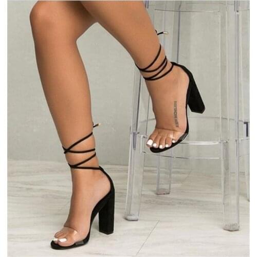 2021 Women Dance High Heels Shoes Fashion T Dance High Heel Sandals Sexy Stiletto Shoes For Party Wedding Large size35-43