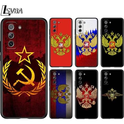 Russia Flag national emblem for Samsung S20 FE Ultra Plus A91 A81 A71 A51 A41 A31 A21 A11 A12 A72 A52 A42 A32 A12 Phone Case