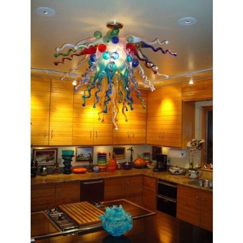 Fancy Chihuly Handmade Blown Glass Bubbles Chandeliers Restaurant Dining Room Decor LED Chandeliers