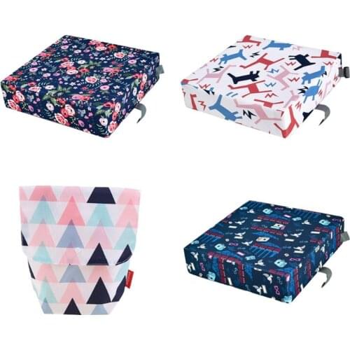 Children Increased Chair Pad Baby Dining Seat Cushion Adjustable Removable Highchair Booster