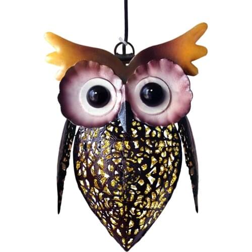 LED Solar Garden Light Owl Lawn Lamp Waterproof Solar Led Lights Outdoor Lighting Night Light Decorative Home Garden
