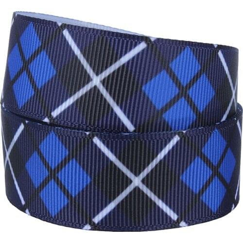 FLRA Ribbon Flora Ribbons Christmas celebrate grosgrain ribbon, 50 yards checked printed ribbons