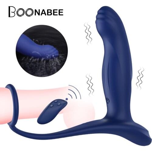 Prostate Massager Vibrator For Men, Male Masturbator Men Prostate Massage Vibrator Rings For Penis Sex Toys for Adult 18