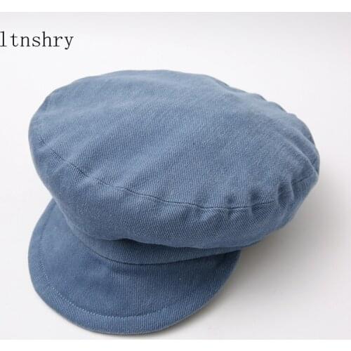 New autumn Winter beige cotton Military Berets for Women Female Flat Army Cap Salior Hat Girl Travel Berets Ladies Painters Cap