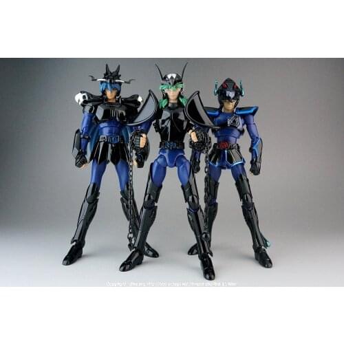 New Arrival bronze Saint Seiya V1 black EX Pegasus Andromeda Shun Dragon Shiryu helmet metal armor Myth Cloth Action Figure
