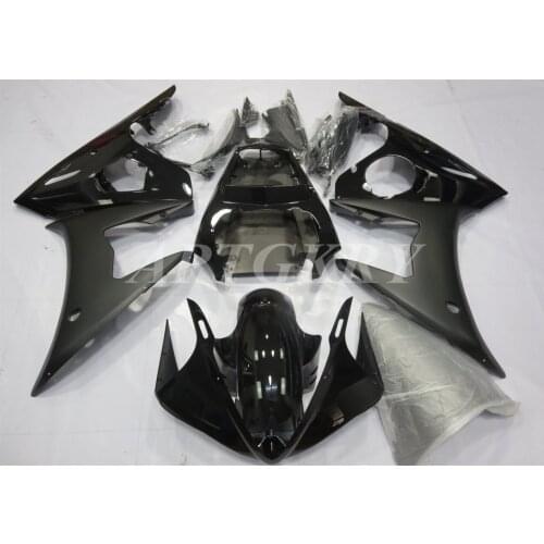 New ABS Plastic Shell Motorcycle Fairing Kits Fit For Yamaha YZF 600 R6 2003 2004 2005 R6 03 04 05 Bodywork set Black Cool