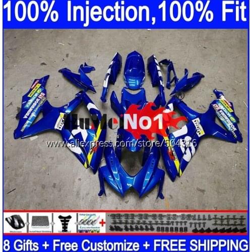 OME For SUZUKI GSXR-750 GSXR 600 750 GSXR600 GSX-R750 17MC.61 New blue GSXR-600 K8 GSXR750 2008 2009 2010 08 09 10 Fairings