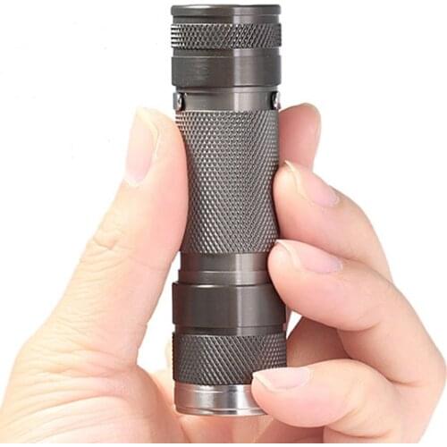 Rechargeable Powerful Torch Light Mini 4th Tiny 18650 XM-L2 850LM Smallest LED Flashlight Gray Bike Lamp Lighting Lantern