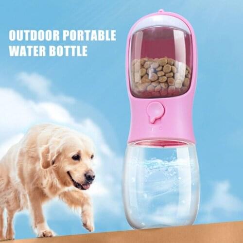 A Portable Pet Dog Water Bottle for Small Medium Large Dog Leakage-proof Dogs Water Bottle Outdoor Water Bowl Pet Products
