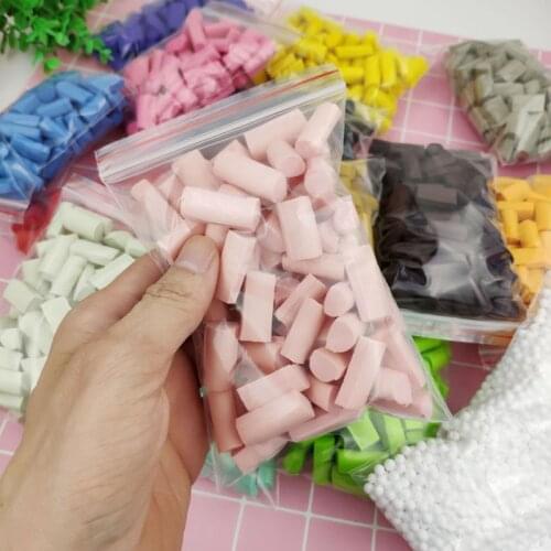 Multi-color Stress Release Slime Mud Filler Clay Decoration Craft Supplies Sponge Strip DIY Kids Toy E2S