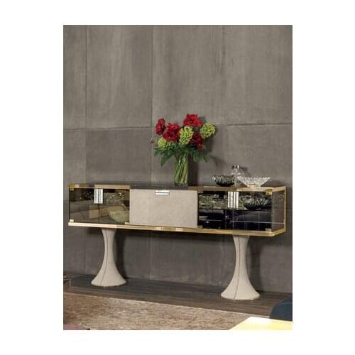 TV cabinet modern light luxury Italian living room porch cabinet modern simple sideboard cabinet Furniture Customization