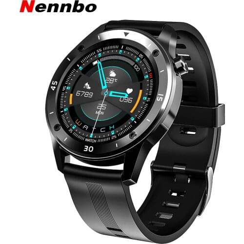 Nennbo F22 Sports Smart Watch 1.54 Inch Full Touch Screen Men Smartwatch Heart Rate Blood Pressure Fitness Tracker Watch