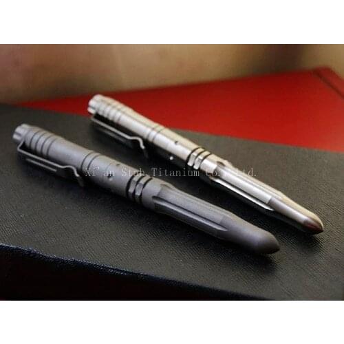 Titanium TC4 EDC 155m Long 70g Tactical Pen Glossy / Matte Surface Options Strong Durable High Quality with Self Defense