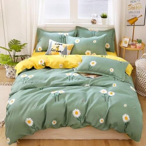 Comfort Bedding Set Cute Duvet Cover Bed Linen Pillowcase Twin Bed Sheet Set Bedspread On The Bed Full Queen King Home Textile