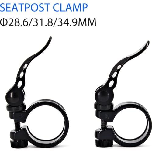 28.6/31.8/34.9mm MTB Road Bicycle Seatpost Clamp Aluminum Alloy Bike Cycling Seat Post Tube Clip Quick Release