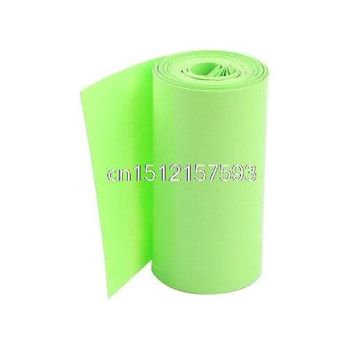 16Ft 5M Long 85mm Light Green PVC Heat Shrink Tubing Wrap for 18650 Battery Pack