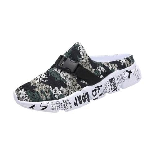 2020 new sandals casual mens mesh camouflage outdoor thick bottom light walking beach shoes sports sandals