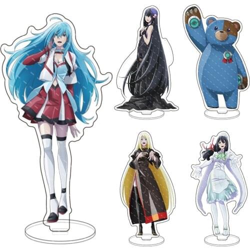 2021 Vivy Fluorite Eyes Song Stand Model Plate Desktop Decor Matsumoto Estella Grace Anime Figures Standing Keychain Collection