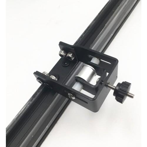 Creality CR-10 S4/S5 3D printer adjustable Y Axis tensioner kit steel black color Y axis timing belt tensioner free shipping