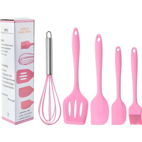 6Pcs Silicone Spatula Set Non-Stick Heat-Resistant Spatulas Turner for Cooking Baking Mixing Baking Tools kitchen accessories