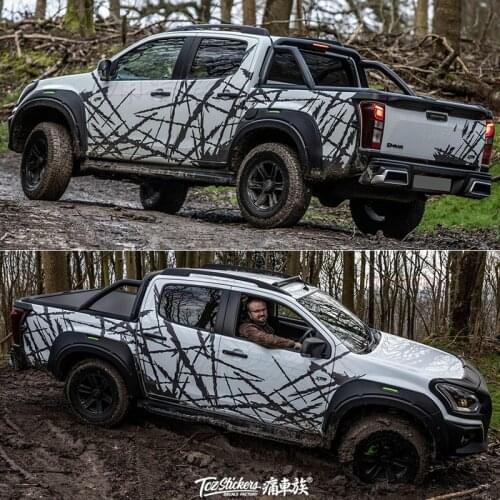 Car stickers FOR Isuzu D-max pickup body decoration modified personalized custom stickers decals