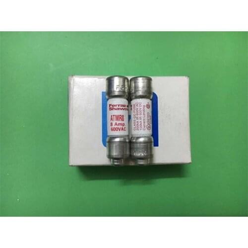 Free shipping 5pcs ATMR 8 Ferraz French Roland 10X38 ceramic fuse fuse 8A 600V new genuine