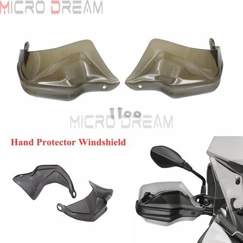 For BMW R 1200 GS ADV F 800 GS 13-18 Adventure S1000XR Motorcycles Handguard Hand Shield Protector Windshield Smoke/Gray/Clear
