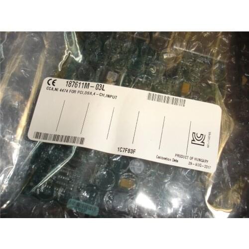 For Spot New American Genuine NI PCI-4474 Sound and Vibration Application Communication Data Acquisition DAQ Card