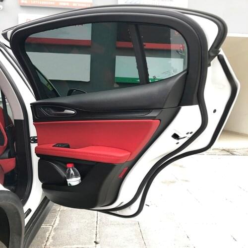 Car door sealing and sound insulation strips are suitable for Alfa Romeo giulia stelvio modified parts of dustproof rubber strip