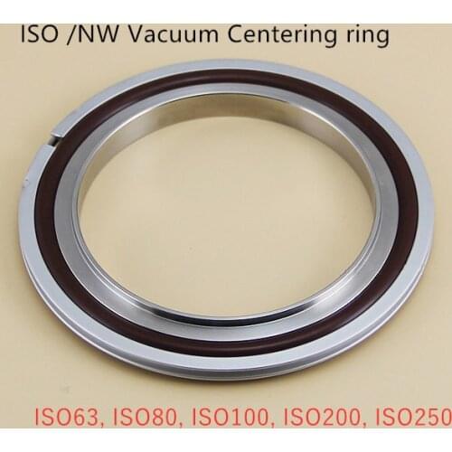 ISO63 ISO80 ISO100 ISO160 ISO200 ISO250 stainless steel 304 vacuum clamp center stand bracket & fluorine rubber O-ring