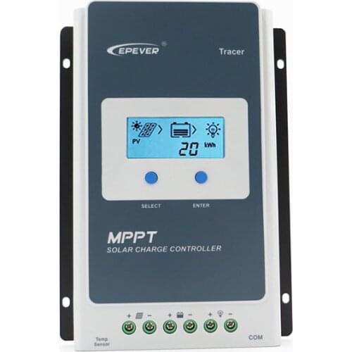 10/20/30/40/50/60/80/100A MPPT RV solar charge and discharge controller LCD meter with MT50