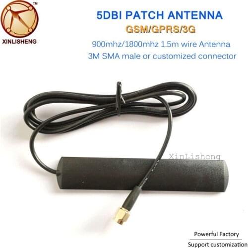 High Gain 5db Directional Gprs Gsm Patch Antenna 3g 4g Lte 433mhz Antenna With Sma Connector Wifi Antena Mimo 4g Antenna yagi