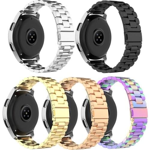 18/20/22mm Stainless Steel Metal Watch Band for Huami Amazfit GTR/Bip U/GTS2 Bracelet Strap Transparent Sport Wristbands