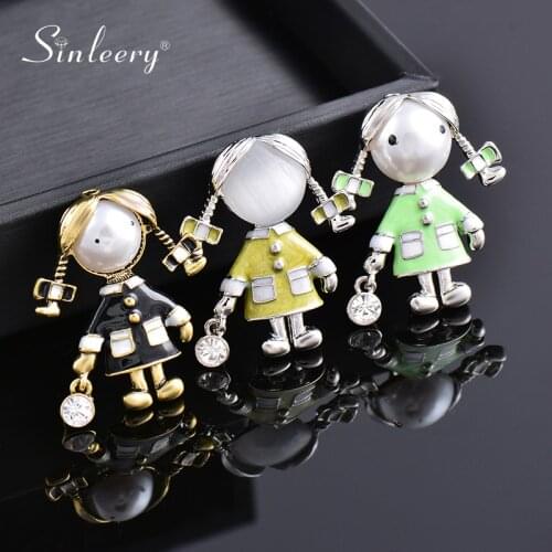 SINLEERY Small Brooches For Clothes