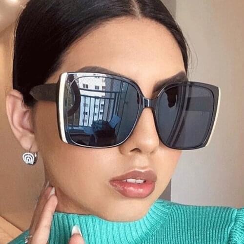 Big Square PMMA Fashion Sunglasses Women 2021 Luxury Designer Driving Outdoor Retro Sun Glasses Summer Eyewear Lentes De Sol