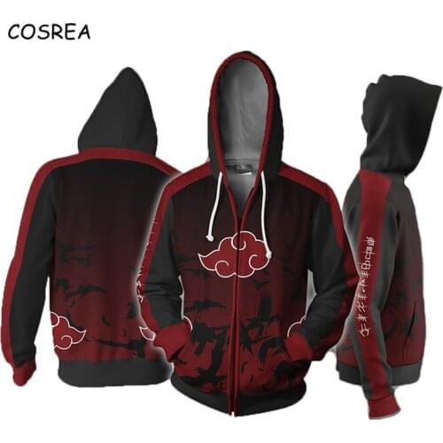 Anime Naruto Boruto Hoodie Uzumaki Boruto Uzumaki Naruto Uchiha Sasuke Akatsuki Tops Hoodies Sweatshirt Thin Zipper Coat Outfit