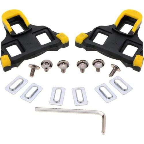1Pair Universal Pedal Cleat Road Bike Self-locking Cycling Pedals Cleats for Shimano SH-11 SPD-SL Suitable for Most Cycling Shoe