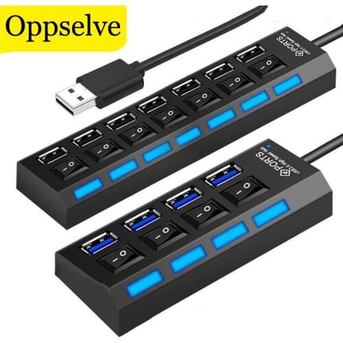 USB HUB USB 3.0 HUB 4/7 Ports Multi USB Splitter 3 Hab With Power Adapter For PC Laptop USB-HUB 2.0 USB3.0 Multiple Port 3.0 HUB
