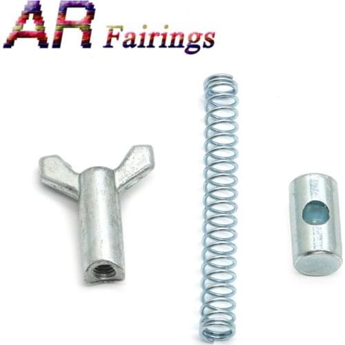 Rear Brake Cable Wing Nut Adjuster, Arm Joint & Spring For Honda RANCHER 350 - 420 43459-HM5-A10 95015-32001 95014-73100