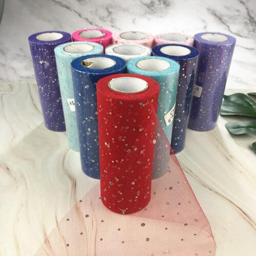 10 Yards 15cm Tulle Roll White Organza Roll Blue Tulle Organza Fabric Wedding Decoration Baby Shower Decoration Party Supplies
