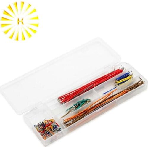 140Pcs/Lot U Shape Shield Solderless Breadboard Jumper Cable Wires Kit for Arduino Best Quality Connector