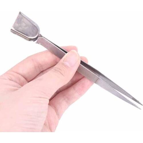 16cm Professional Diamond Tweezers With Scoops Shovels For Gem Beads Jewelry Tools