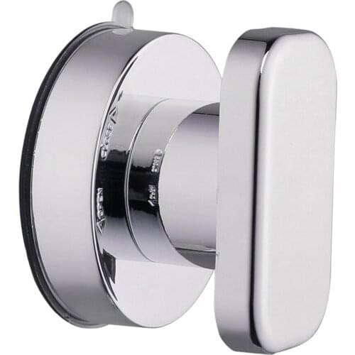 2 Pcs 2.54 inch Bathroom Slide Door Handle Shower Suction Cup Safety Knobs Exterior Interior - No Drilling