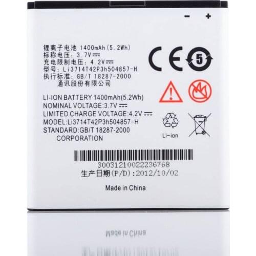 ALLCCX battery battery Li3715T42P3h504857/Li3715T42P3h504857-H for ZTE u830 u812 v788d u788d G882 N788 U788 V882