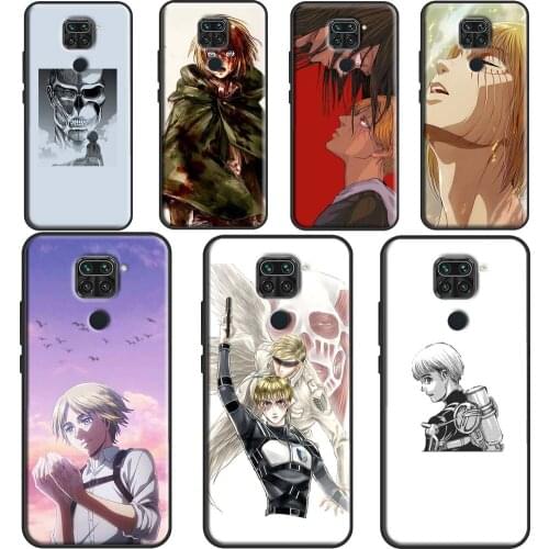 Armin Arlert Attack on Titan Cool Case For Xiaomi Redmi Note 9 Pro Note 7 8T 9S Coque For Redmi Note 8 Pro 9 9A 9C Cover