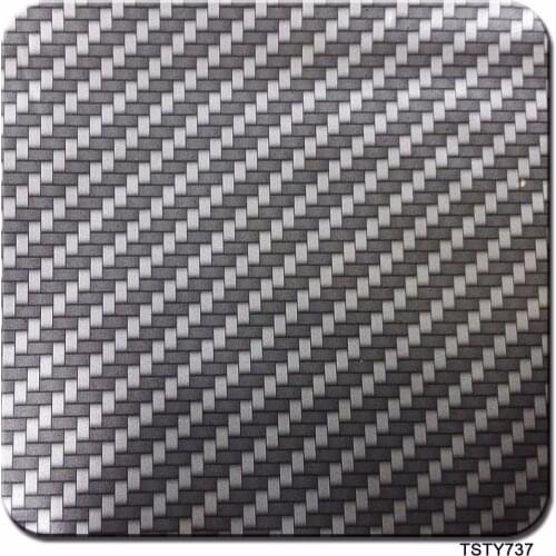 Free shipping 0.5mX2m/10m carbon fiber hidro impresion transfer TSTY737 hydrographics printing film