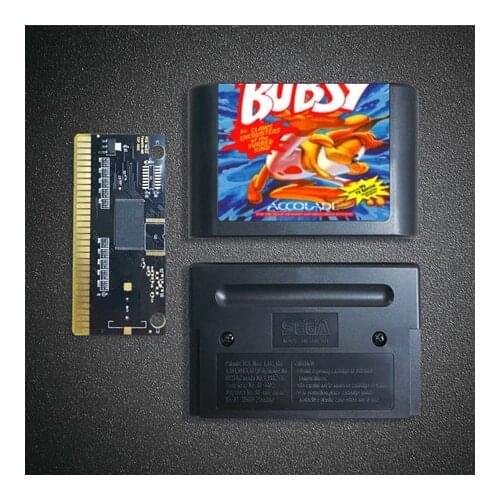 Bubsy in Claws Encounters of the Furred Kind - 16 Bit MD Game Card for Sega Megadrive Genesis Video Game Console Cartridge