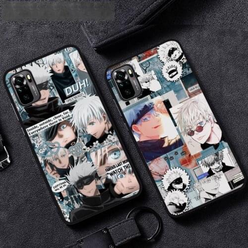 Satoru Gojo Jujutsu Kaisen Phone Case For Xiaomi redmi mi note 9 9a 8 8a 10 9 9s 8 8t 7 9t 10 pro max mobile bags coque cover