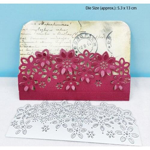 Flower Metal Cutting Dies for DIY Mold Wedding Border Scrapbooking Album Embossing Paper Card Making Decorative Craft Stencils